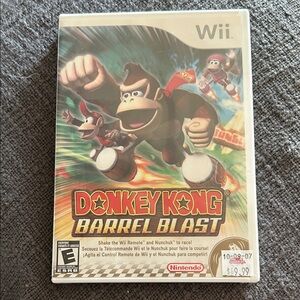 Nintendo Donkey Kong Barrel Blast for Wii NWT